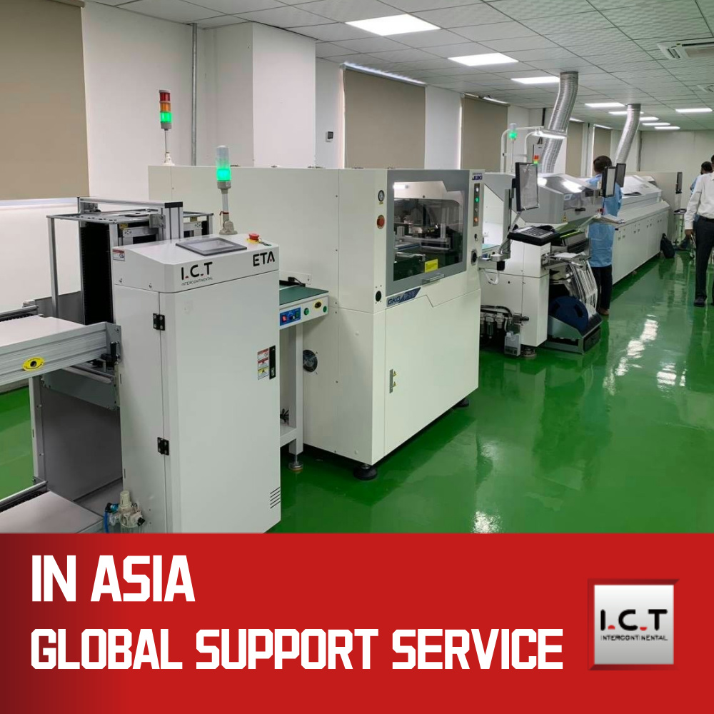I.C.T-6561 | Fully Automatic PCB Printer Solder Paste Printing SMT Machine