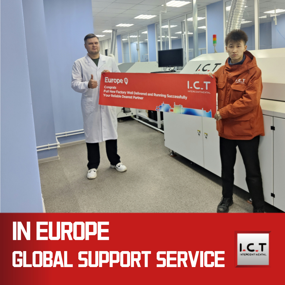 I.C.T-T4 | High Quality SMT PCB Reflow Soldering Oven Machine