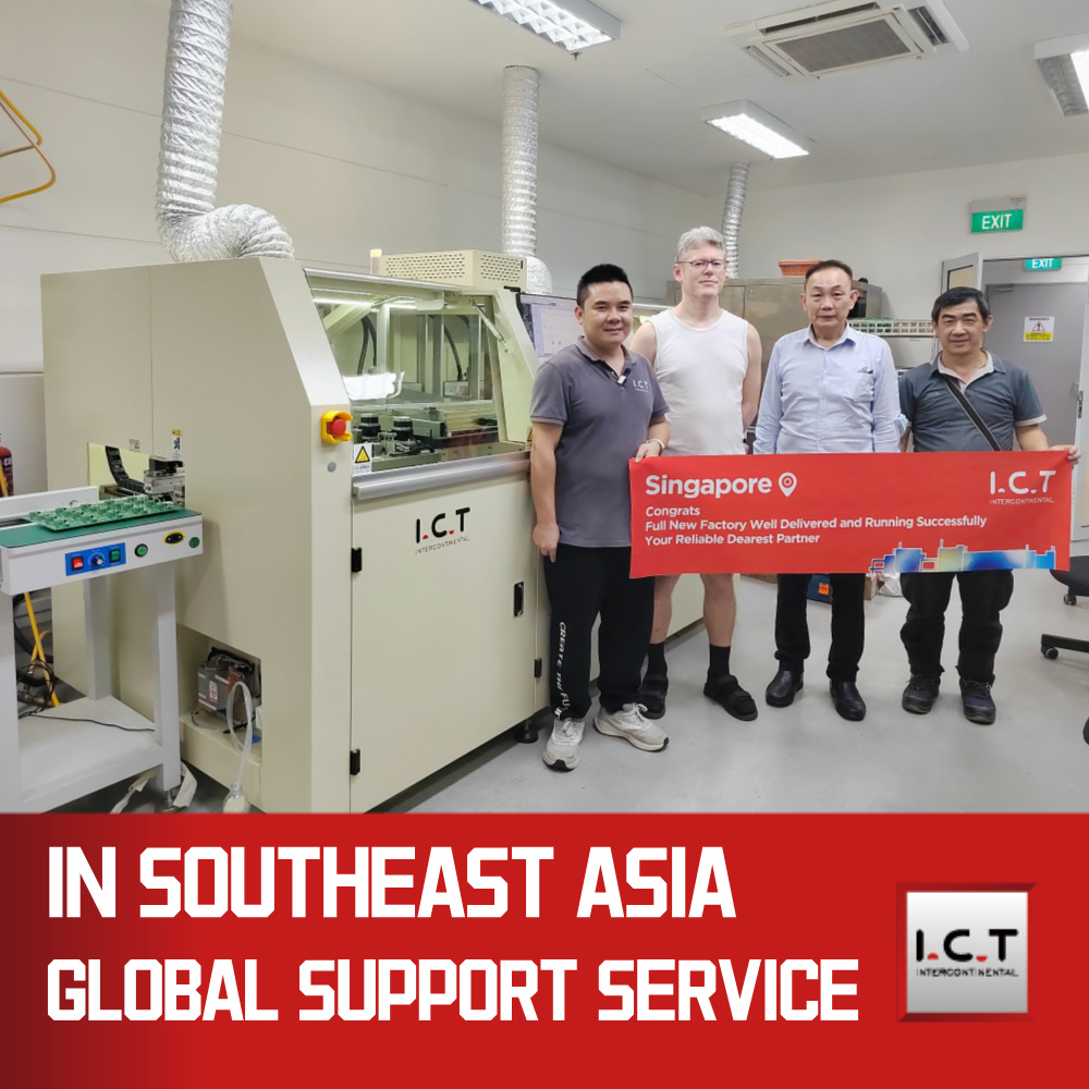 I.C.T Professional Selective Wave Soldering Machine for PCB with CE 