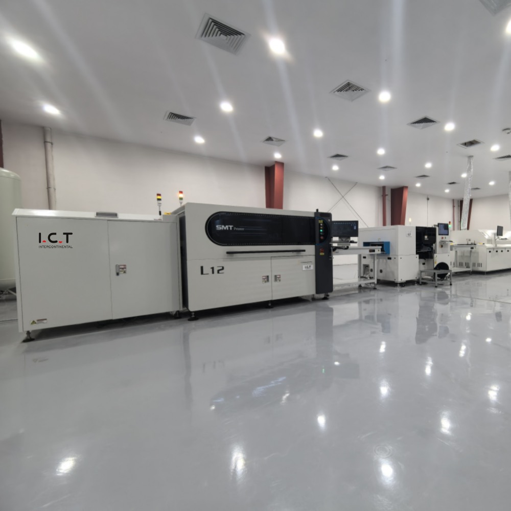 I.C.T | 1200mm led pcb full automatic paste solder printing machine