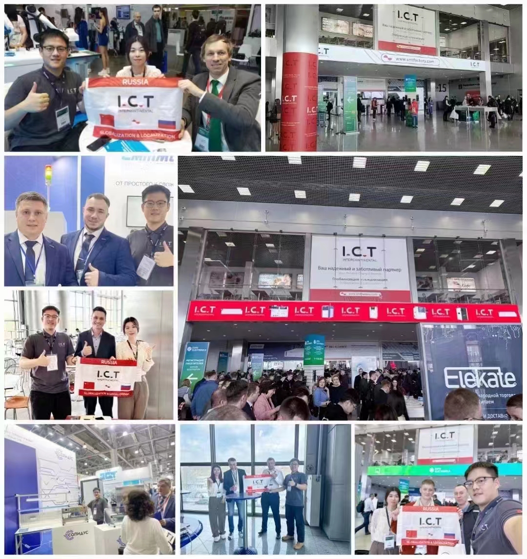 I.C.T Team at ExpoElectronica Exhibition in Russian