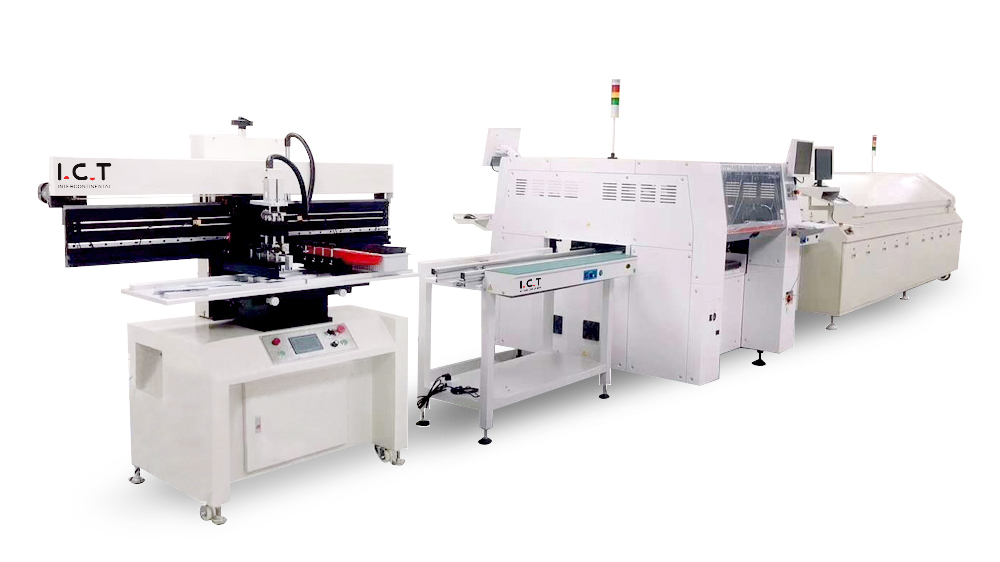 Semi-auto smt production line