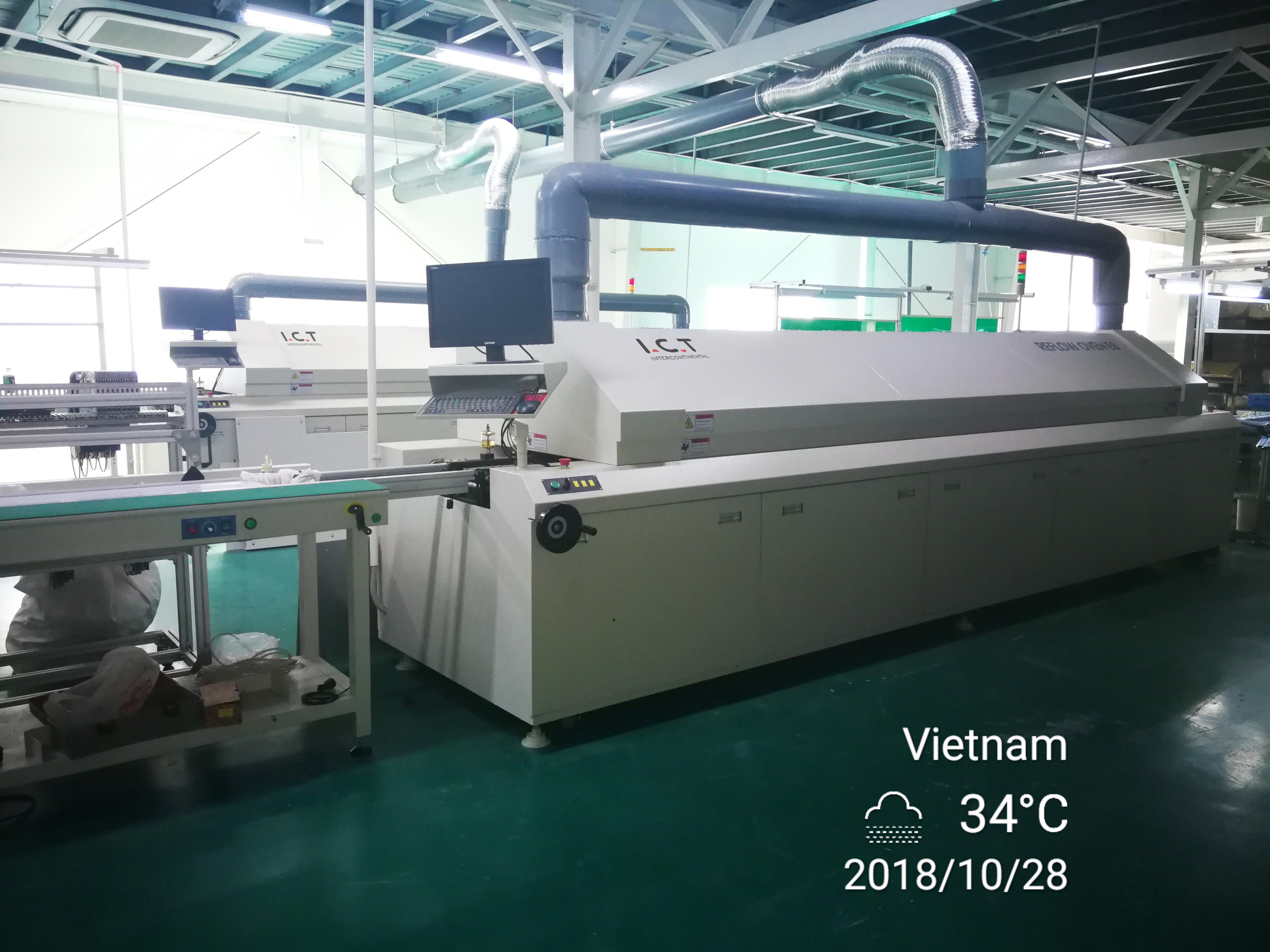Led Special Vacuum Reflow Oven