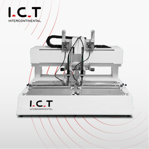 I.C.T | Dongguan eletronic free flow conveyor robotic soldering robot Coax connectors
