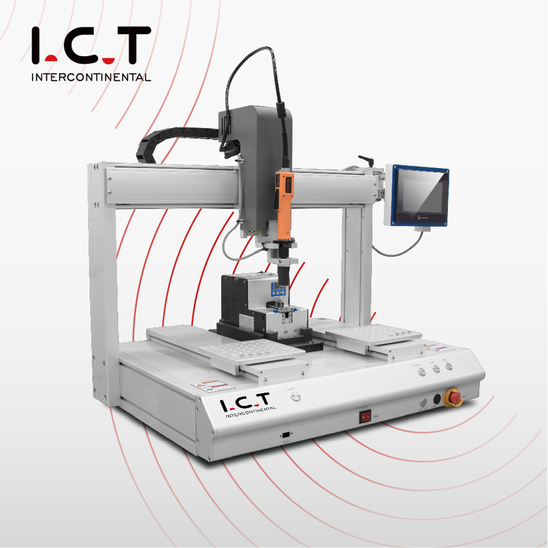 I.C.T | Automatic SMT PCB spectacle screw locking machine Led