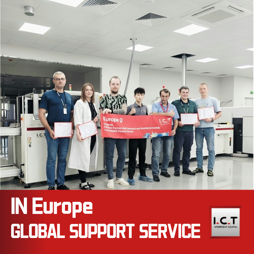 I.C.T-5151 | Solder Paste PCB SMT Machine Screen Printer Fully Automatic For LED