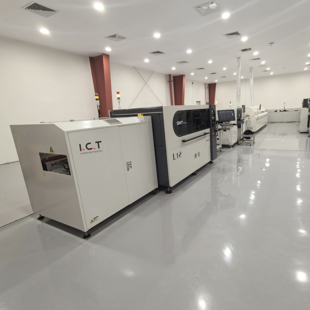 I.C.T | Automatic 1.2m Solder Paste Stencil Printing Machine