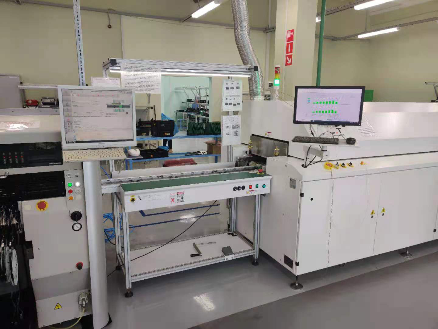 High End PCB Reflow Oven T4 with 4 Heat Zones Benchtop model