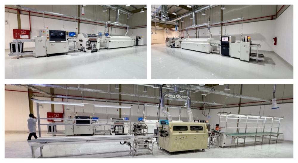 A Smart Wearable Electronics Production Line in Saudi Arabia