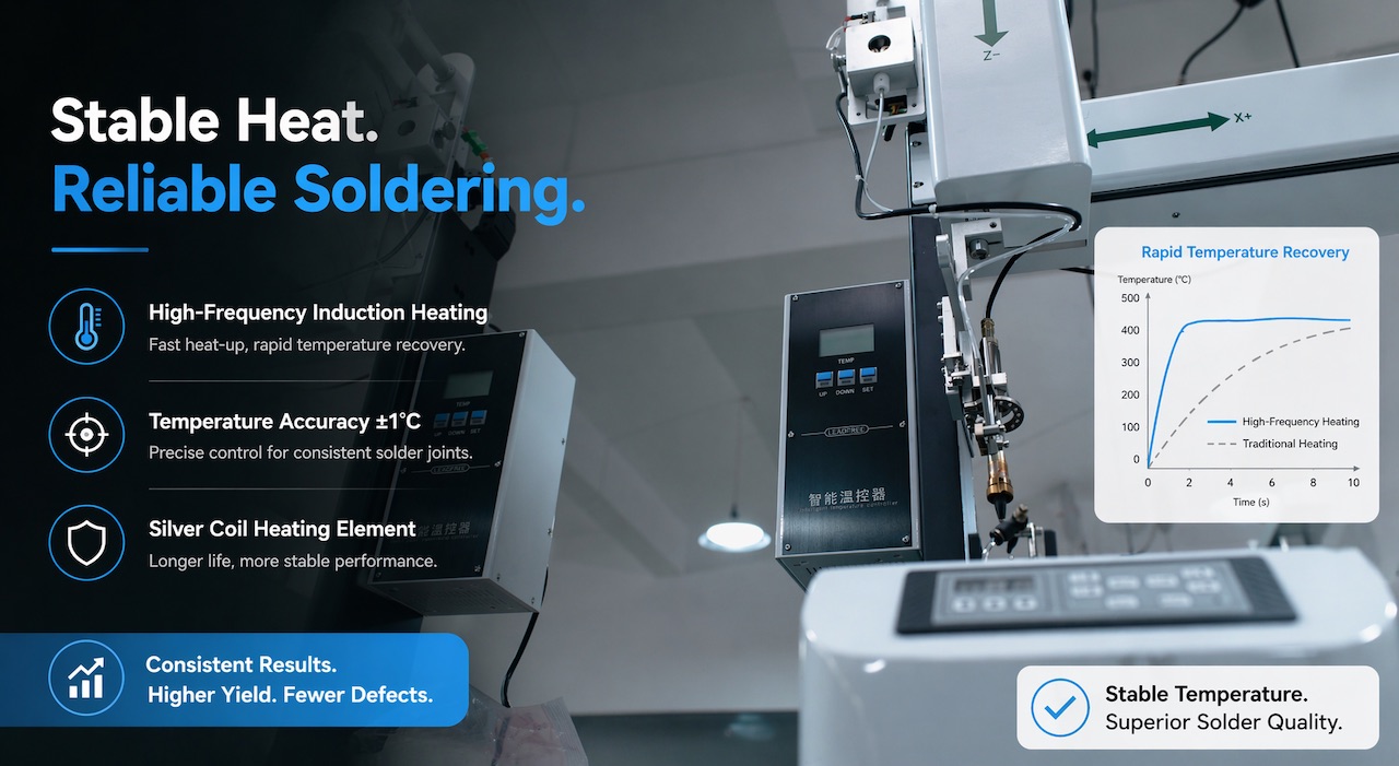 1-2 Stable Heat Reliable Soldering 1-2 Stable Heat Reliable Soldering