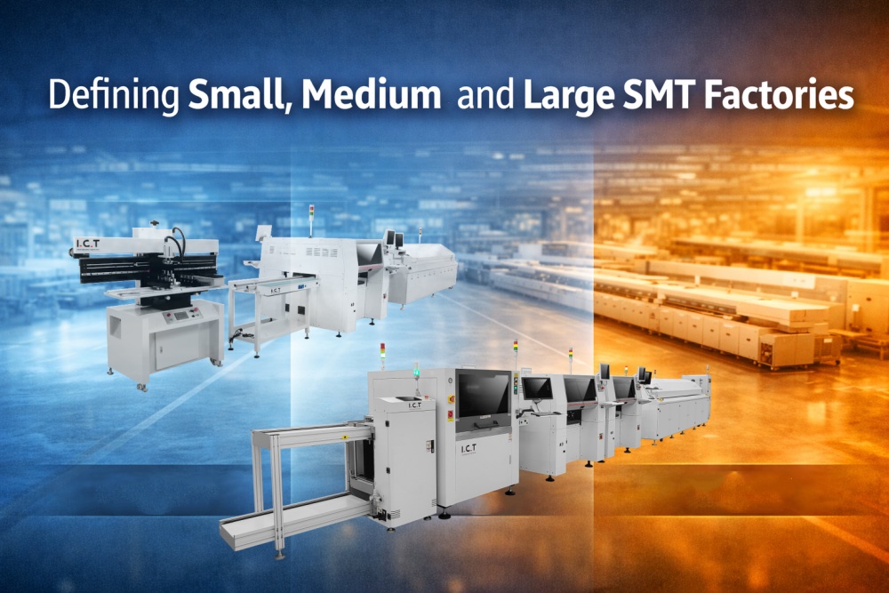 Define Small, Medium, and Large SMT Factories