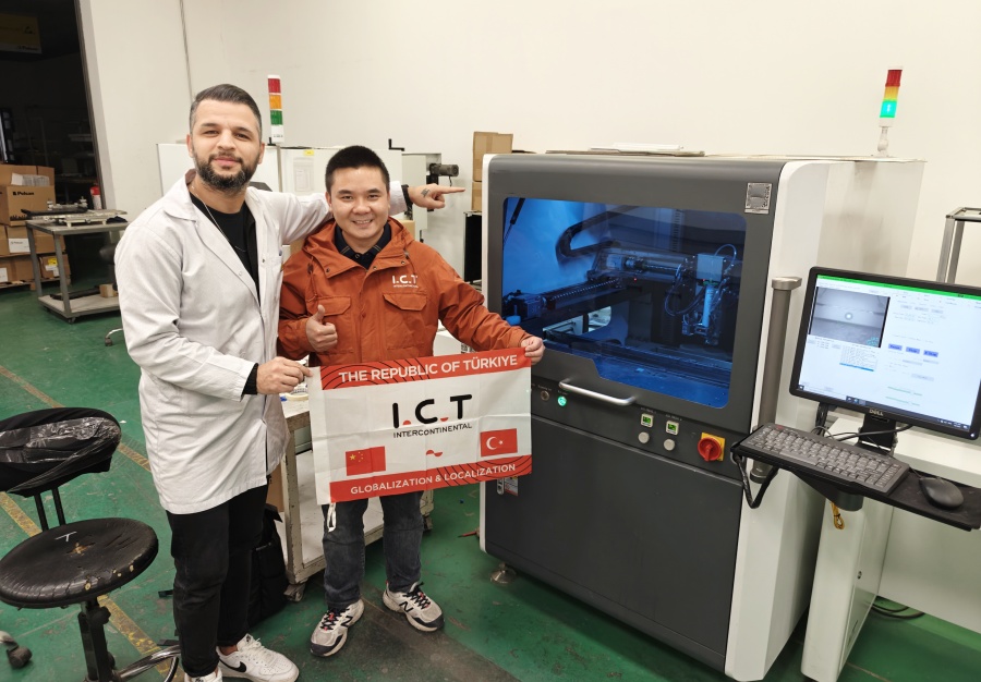 I.C.T Support for dispensing machine