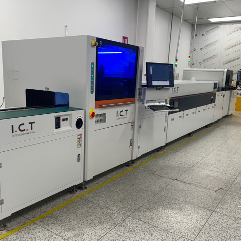 I.C.T丨SMT Automatic Double digital film Coating machine PCB uv