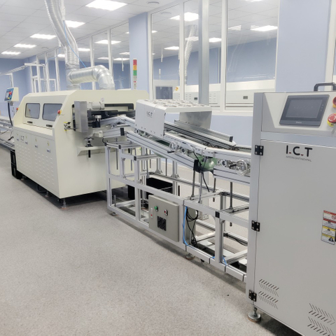 DIP Wave Soldering Machine Mini Semi Automatic for Through-hold PCB