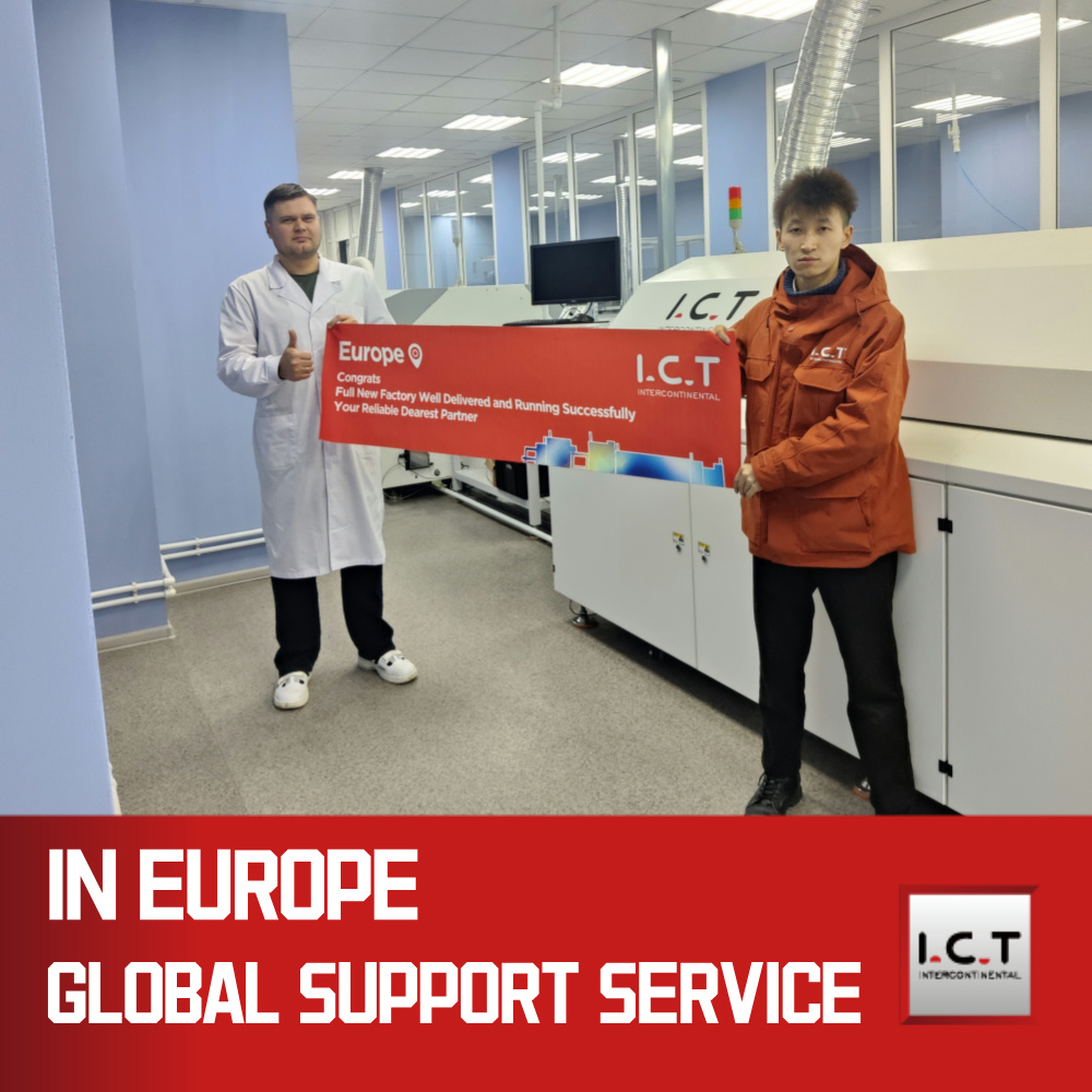 I.C.T | SMT Reflow SOldering Oven Price with 8 Heat Zones