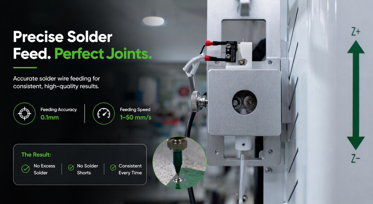 1-3 Precise Solder Feed Perfect Joints 1-3 Precise Solder Feed Perfect Joints