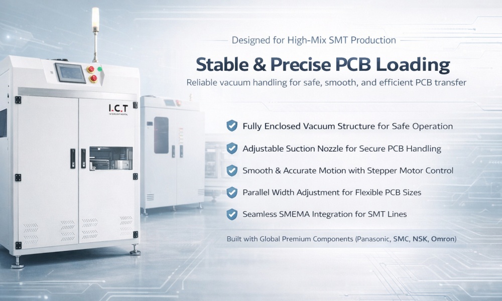 I.C.T PCB Magazine Vacuum Suction Loader