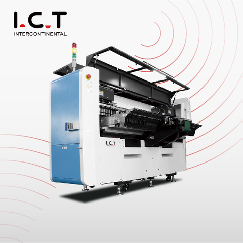 I.C.T | Automatic SMD Pick and Place SMT Machine 8 Head LED Chip Mounter Line
