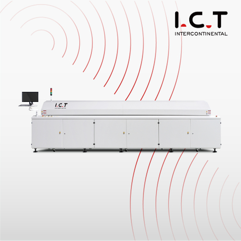 I.C.T | Top Quality Conveyer 6 Reflow Oven Machine