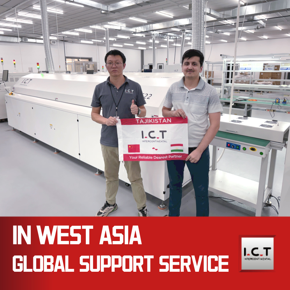 I.C.T | Cost Effective SMT Welding Reflow Soldering Reflow Oven Machine 600mm