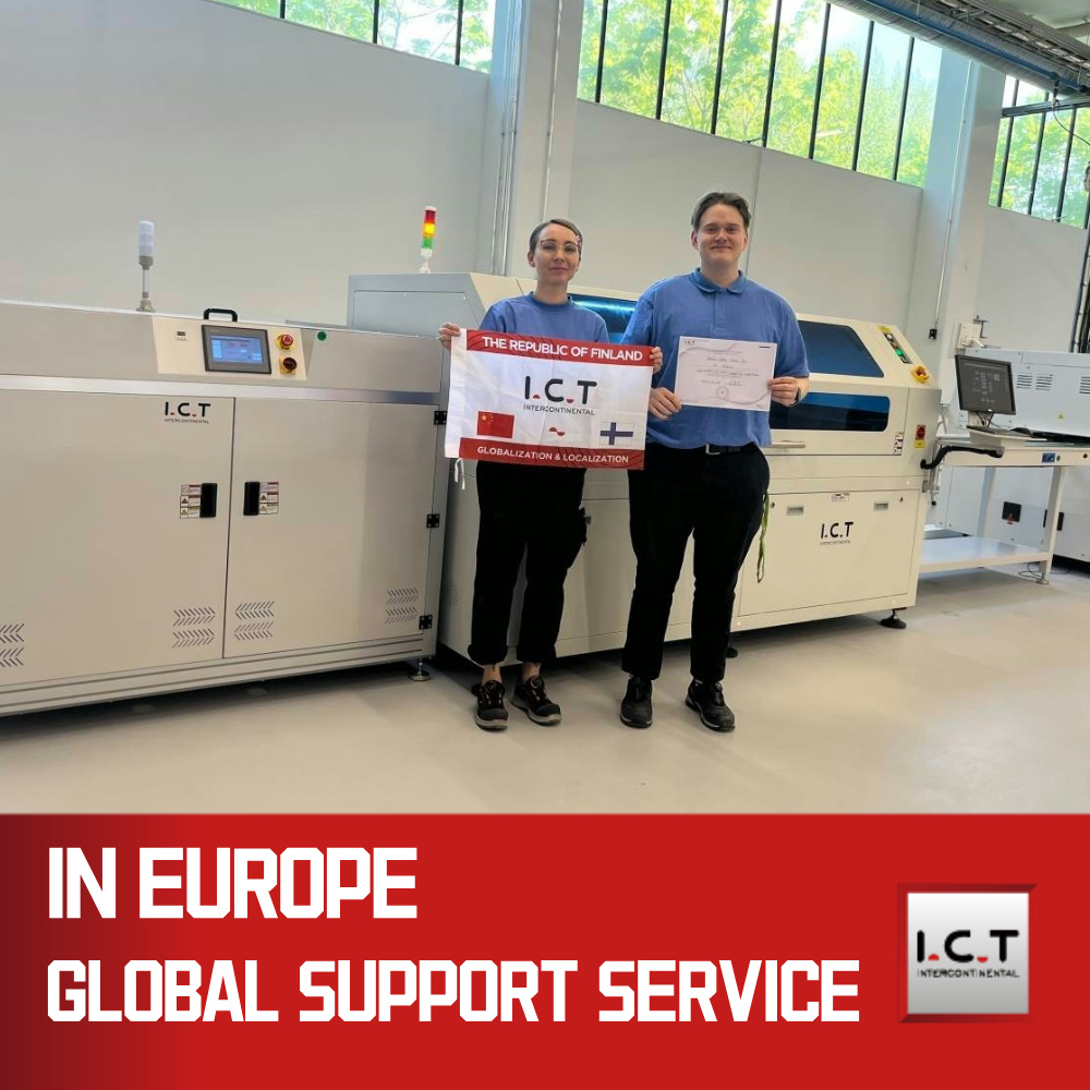 I.C.T | Automatic 1.2m Solder Paste Stencil Printing Machine