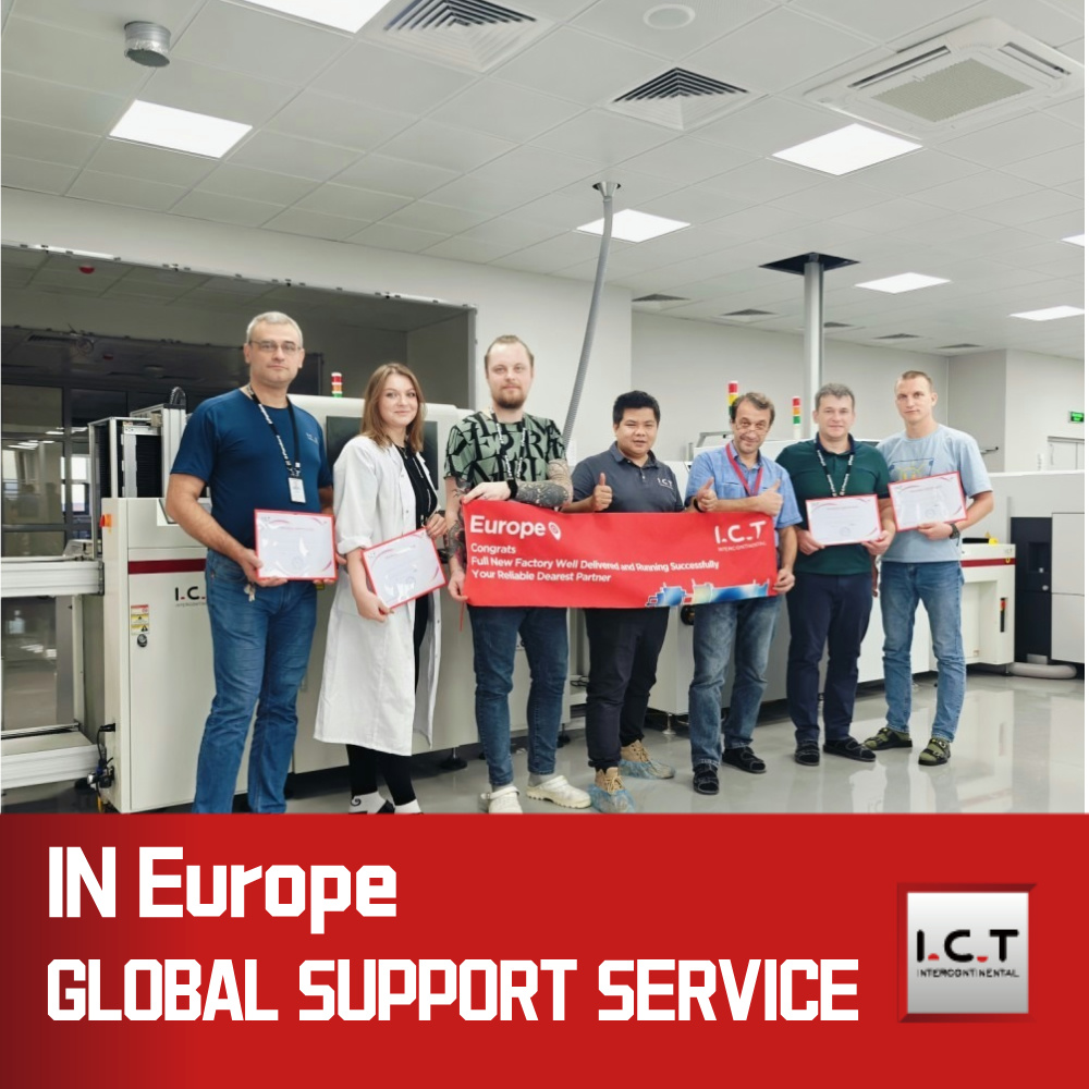 I.C.T-6561 | Fully Automatic PCB Printer Solder Paste Printing SMT Machine