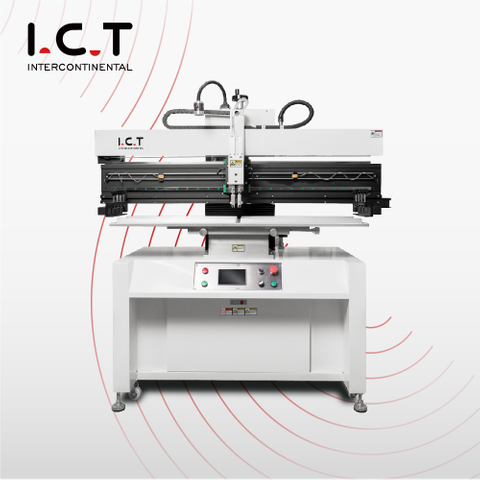 I.C.T | Semi-automatic vacuum screen Solder paste printer for applying solder