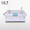 I.C.T | Electronic Stable Temperature Reflow Oven Machine with 6 Heating Zones Tunel Oven