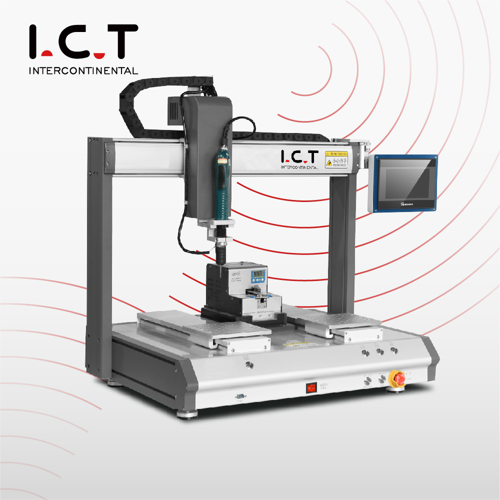 I.C.T | Inline automatic screwdriver Locking robot with feeder Unit