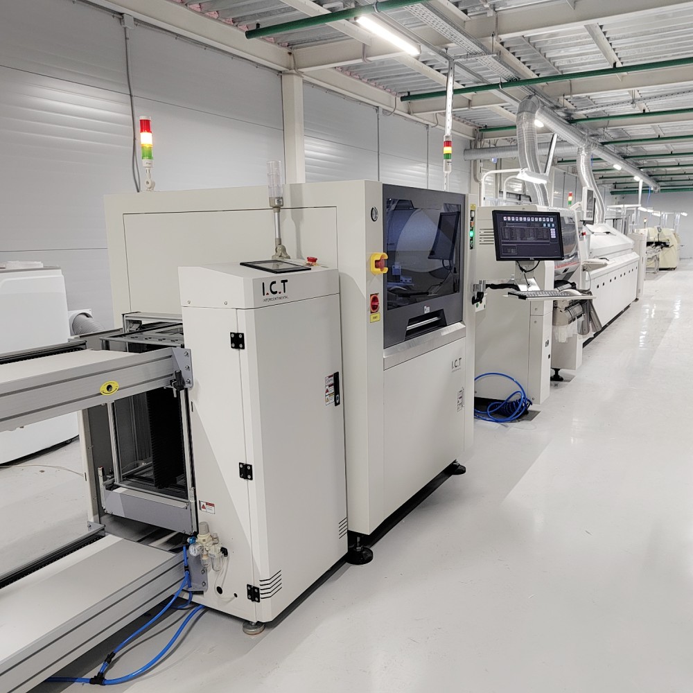 I.C.T-5151 | Solder Paste PCB SMT Machine Screen Printer Fully Automatic For LED