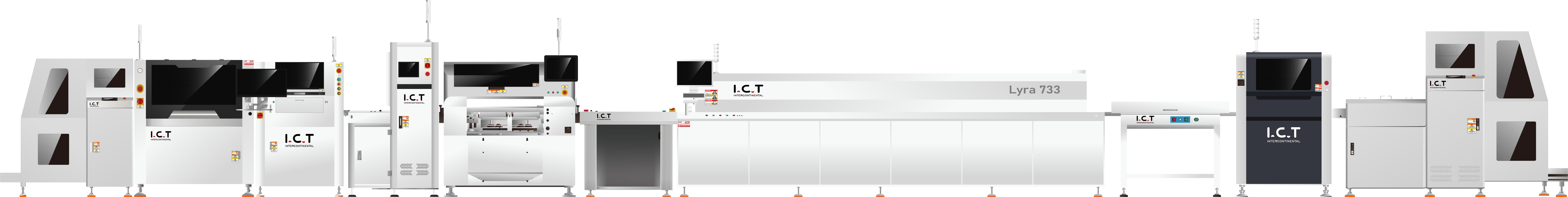 I.C.T SMT Line+AOI +SPI