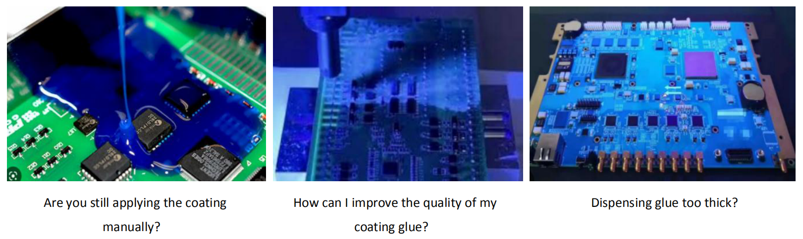 the process with PCBA Conformal Coating Machine