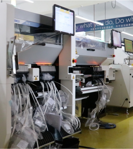 I.C.T | JUKI LED Tubelight 4 Head Still Body Pick and Place Machine SMT Chip Mounter for PCB