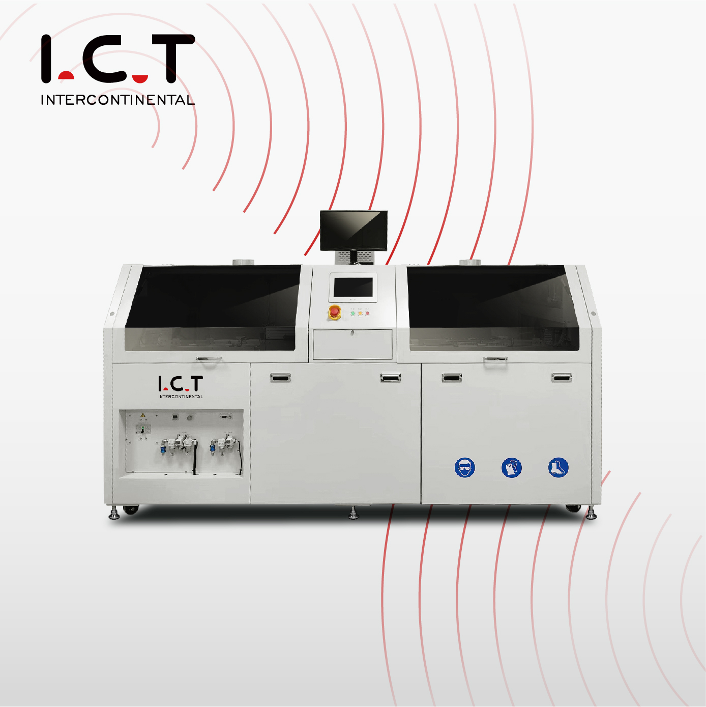 I.C.T-SS550 | Full-auto Online Selective Wave Soldering Machine 