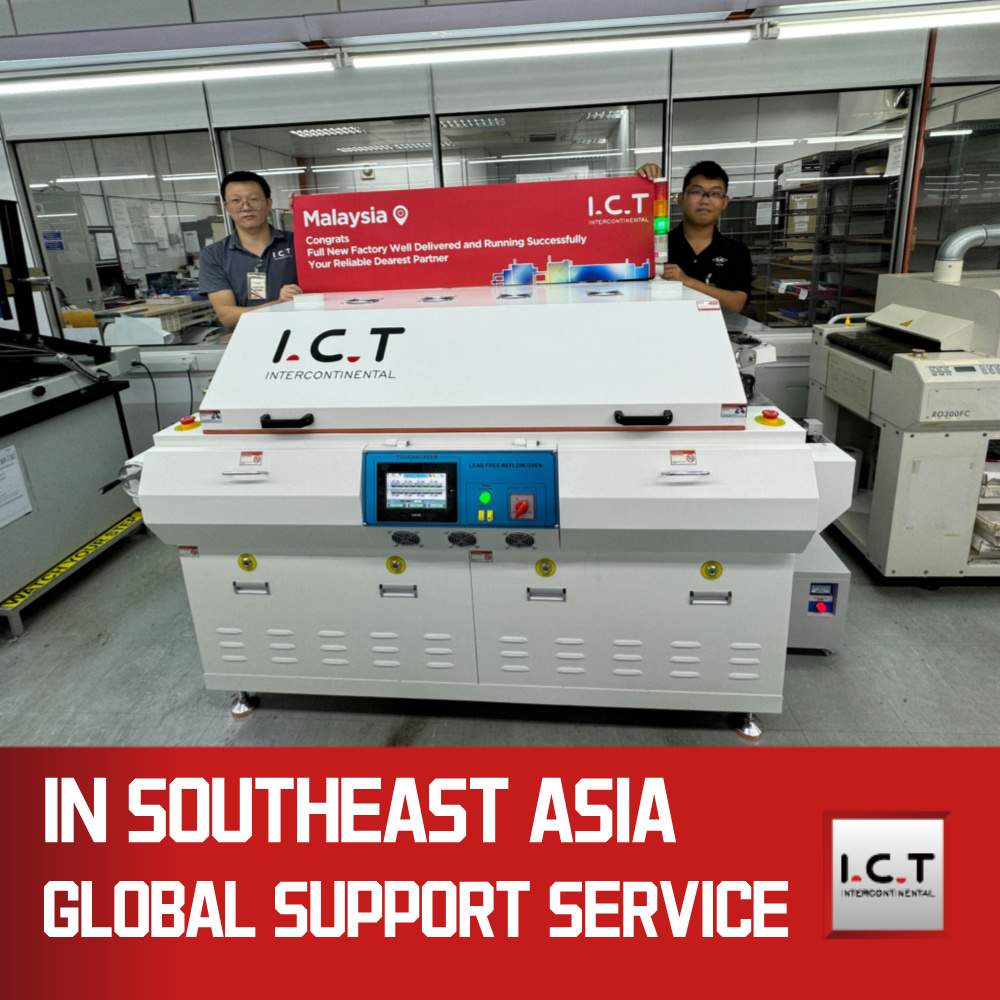 I.C.T-S6 | Cost-effective 6 Zones SMT Lead Free Reflow Oven Machine Low Price