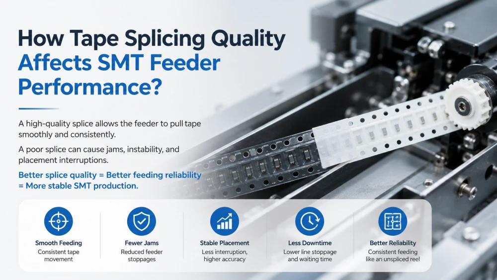 How Tape Splicing Quality Affects SMT Feeder Performance.webp