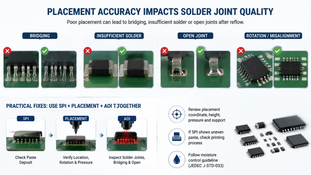 Bridging, Insufficient Solder and Open Joint Related to Placement.webp