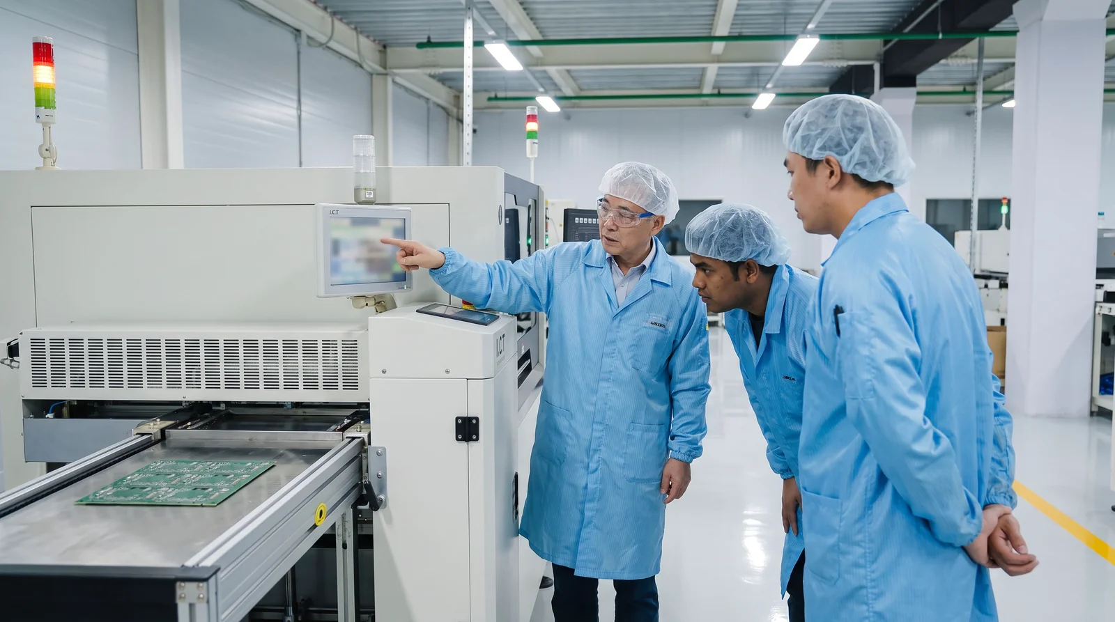 SMT printer operator training recipe programming