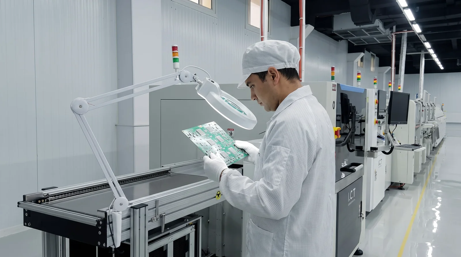 solder paste deposit inspection SPI technician