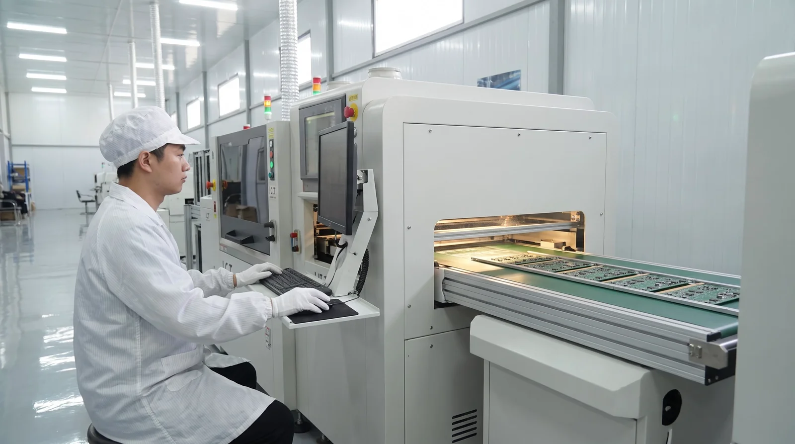 SMT printer data software operator station
