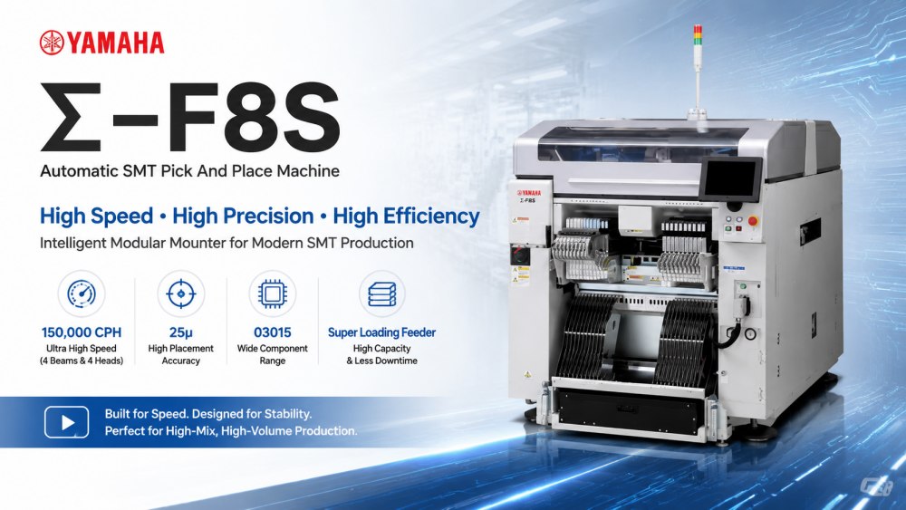 Yamaha &Sigma;-F8S Pick and Place Machine