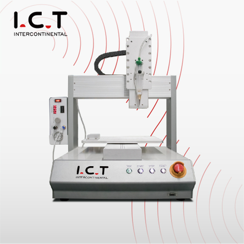 I.C.T | 3 axis cob Benchtop glue machine ar PCB dispensing In SMT production