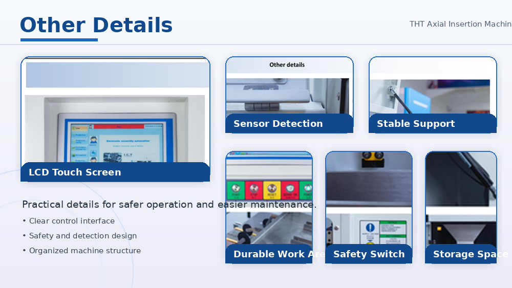 Other Details of THT Axial Insertion Machine