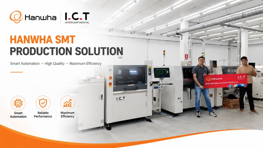 I.C.T Hanwha SMT Production Line.webp