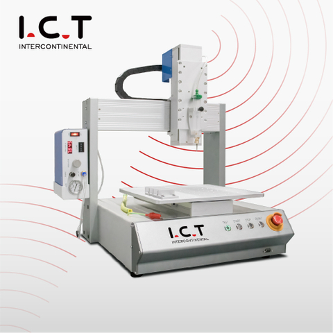 I.C.T | 3 axis cob Benchtop glue machine ar PCB dispensing In SMT production