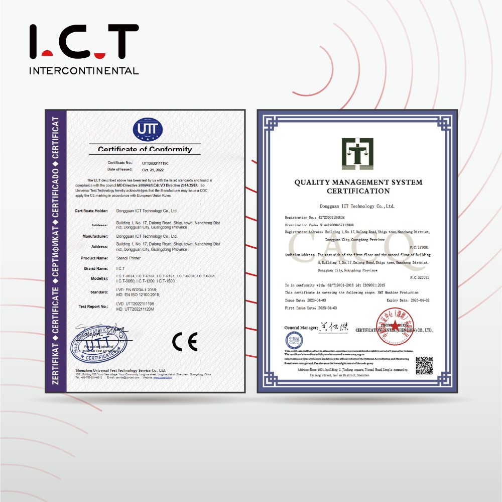 SMT Machine Certification